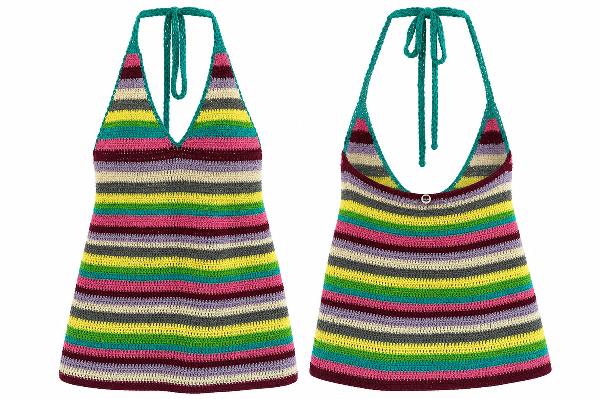 Vestido Listrado Mimani