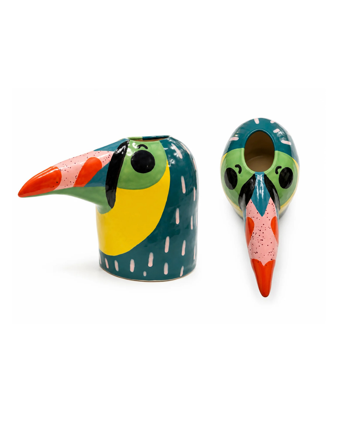 Vaso Tucano Ceramiquinho
