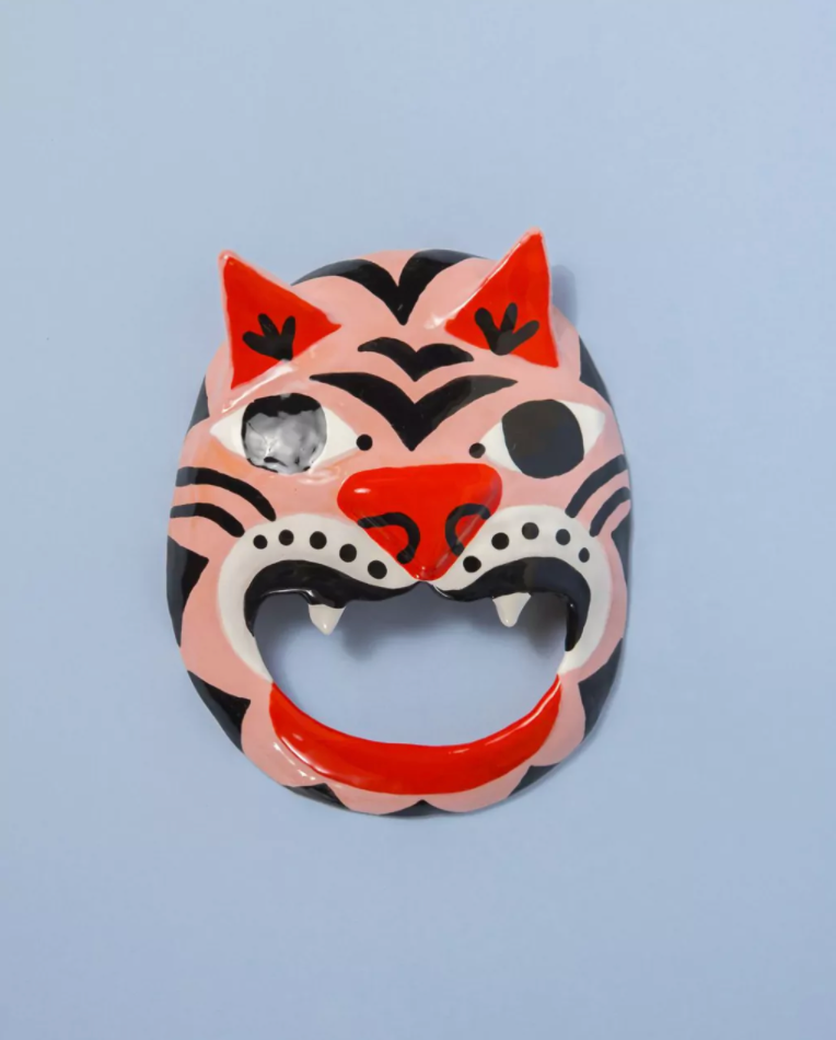 Máscara Tigre Ceramiquinho