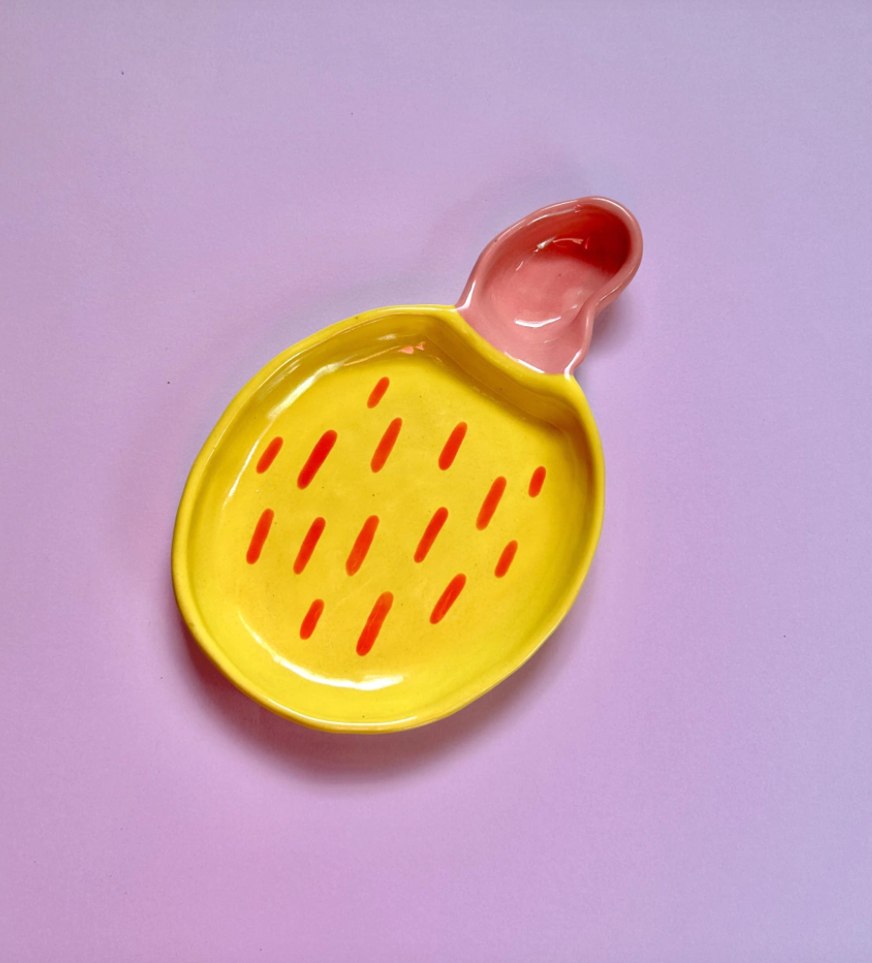 Prato Cajú Ceramiquinho