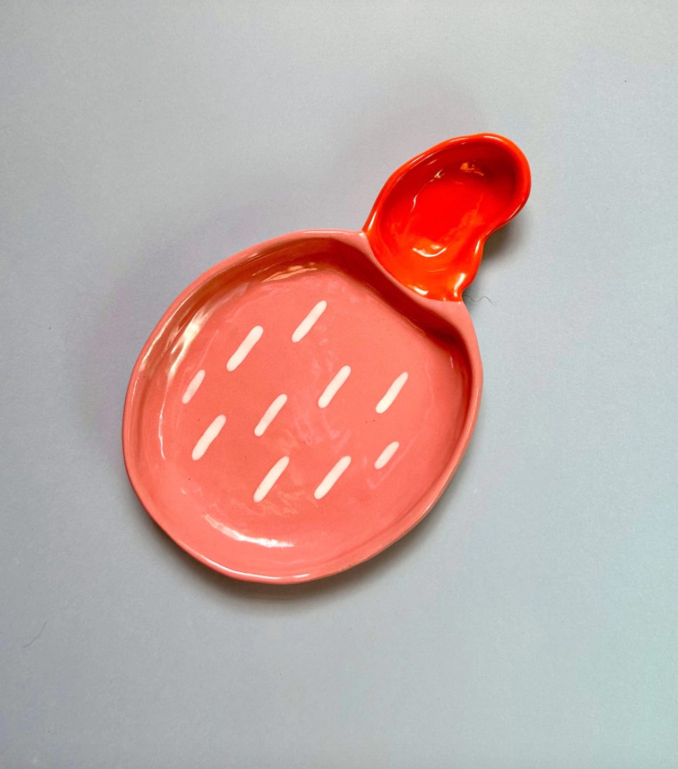 Prato Cajú Ceramiquinho