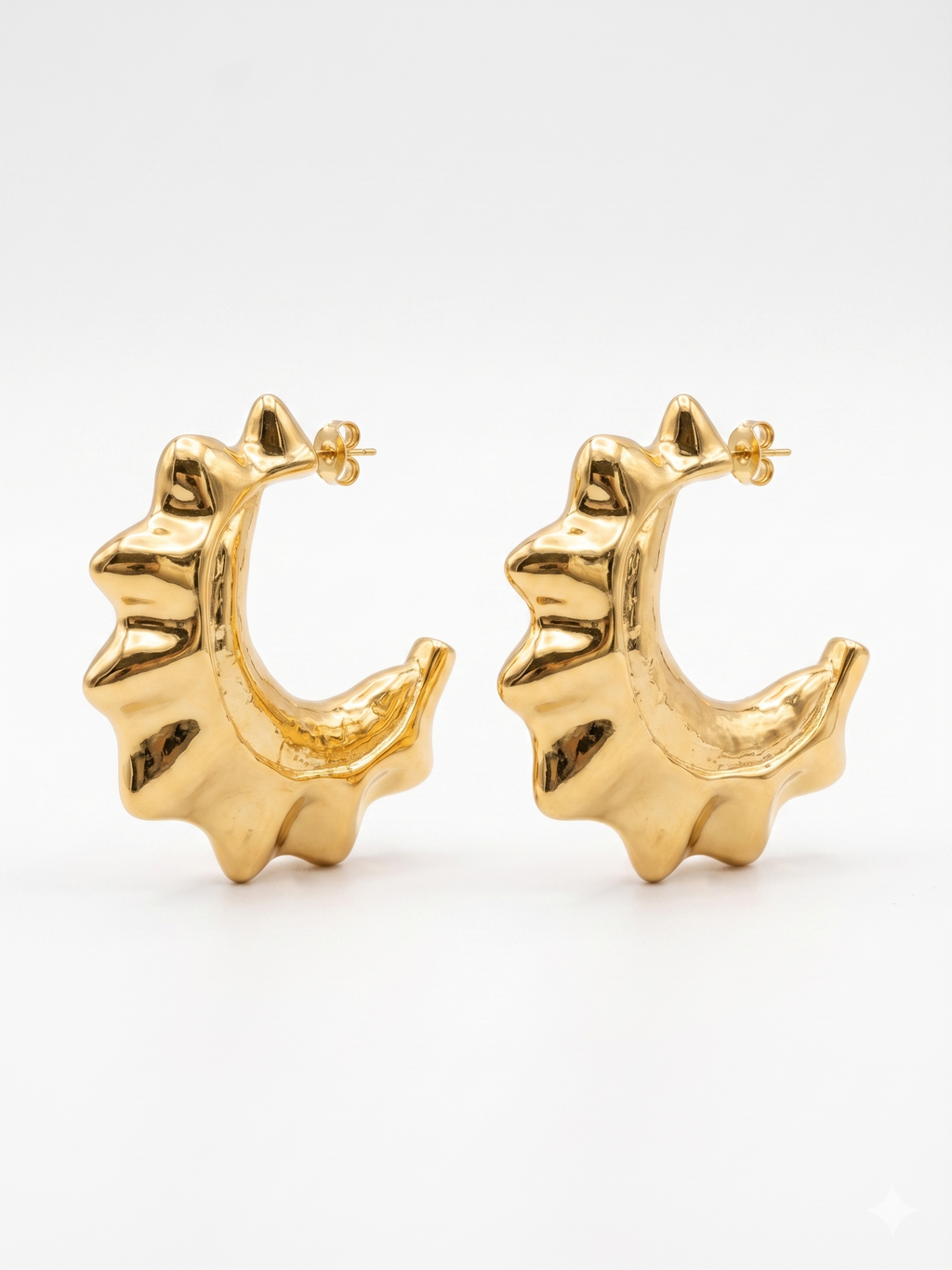 Brinco argola dourado brennheisen