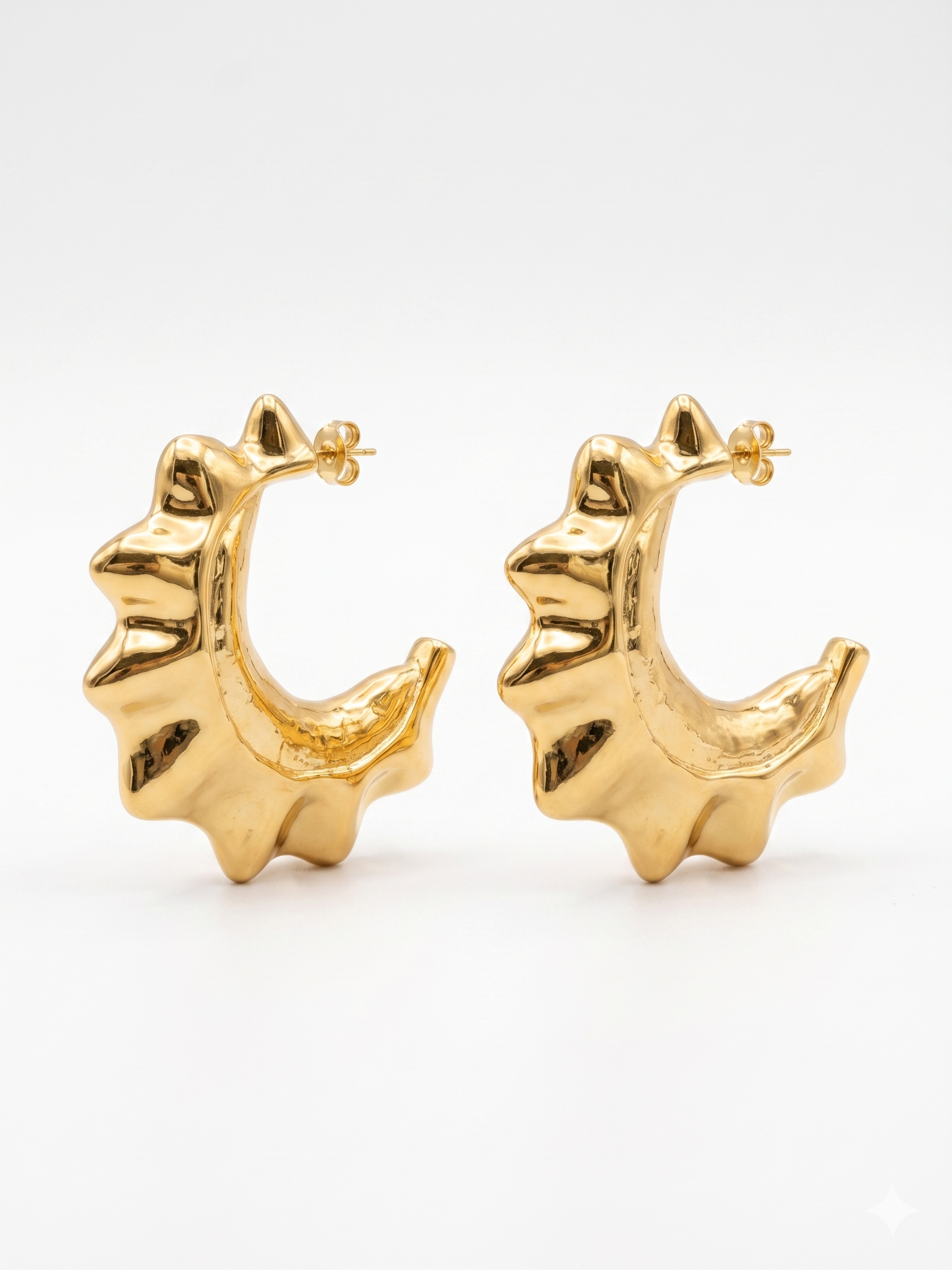 Brinco argola dourado brennheisen