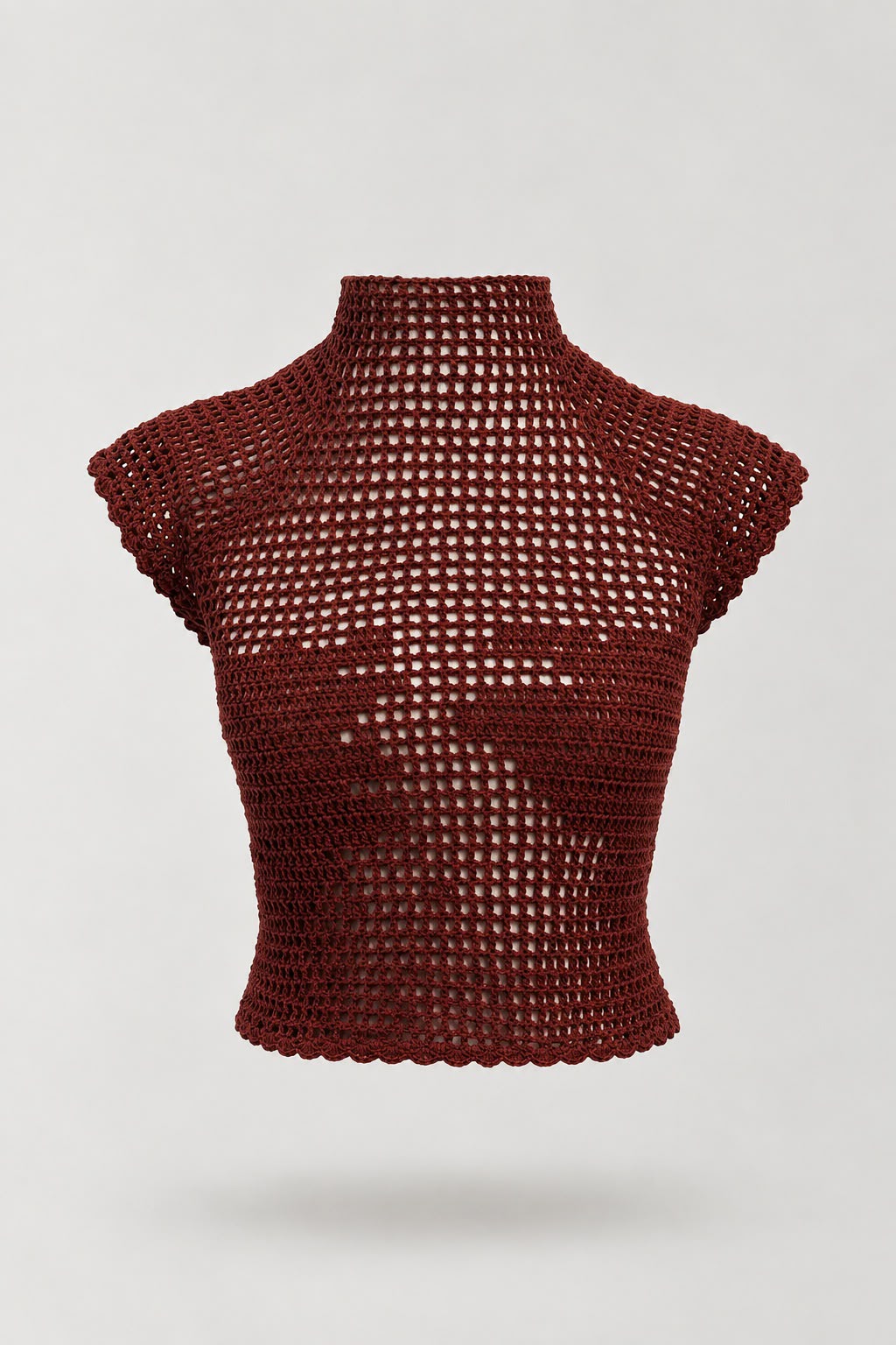 cropped marrom cacau Mimani
