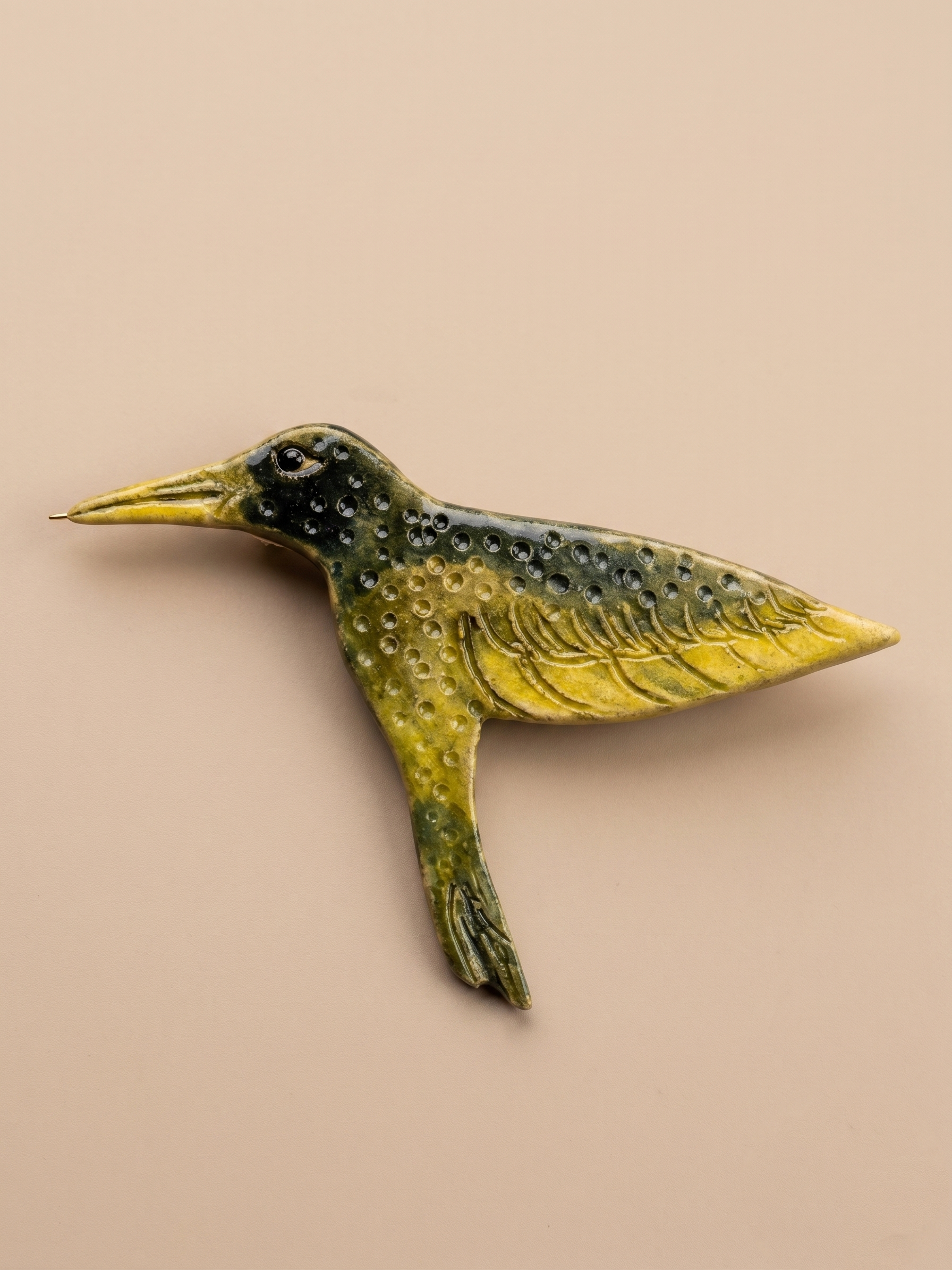 Broche beija-flor Fernanda Brêda
