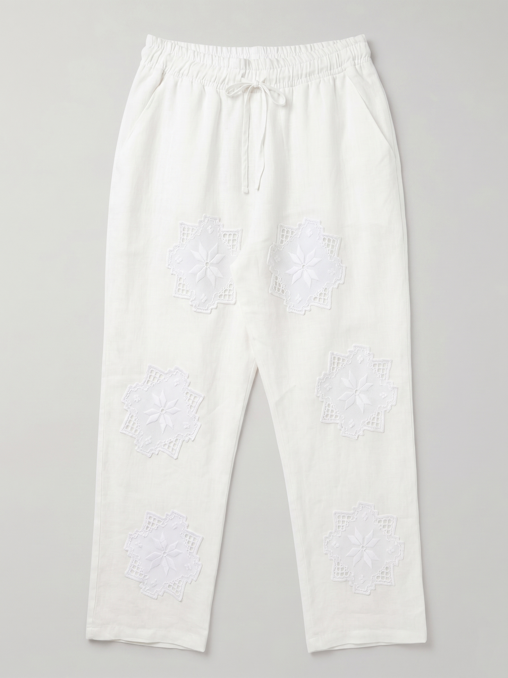 Calça branca Entre artes