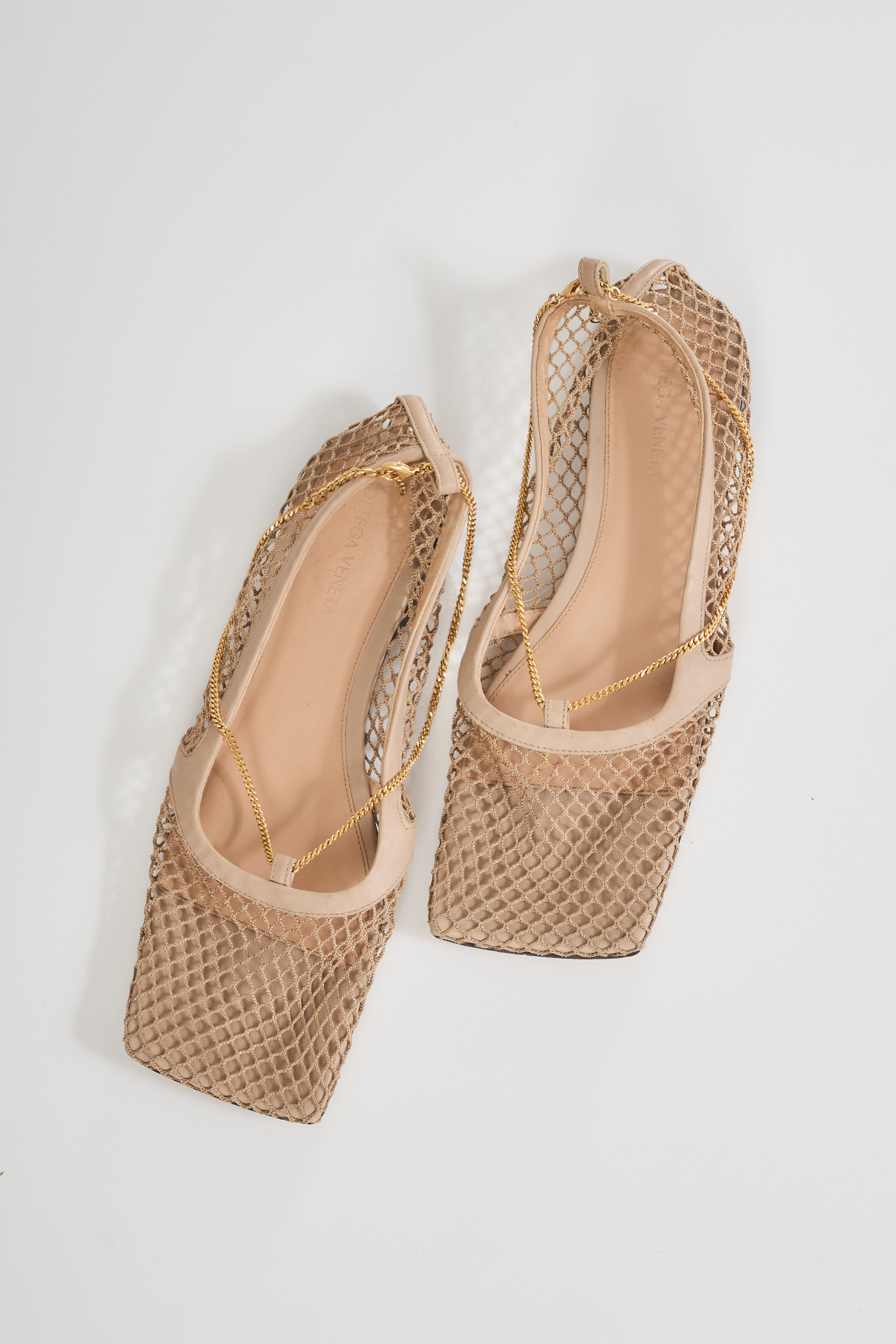 Sapatilha treliça Bottega Veneta